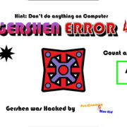 Gershen Error 4 - OFFICIAL Errors & OS Games