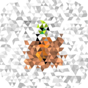 Low-Poly Looping App Icon